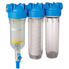 Vodný filter HYDRA TRIO 1´´ RSH 50mcr + FA 25mcr + Prázdná nádoba